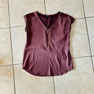 Express purple professional top